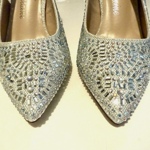 Lauren Lorraine Rachel Silver Heel Size 7 NIB - Picture 3 of 7